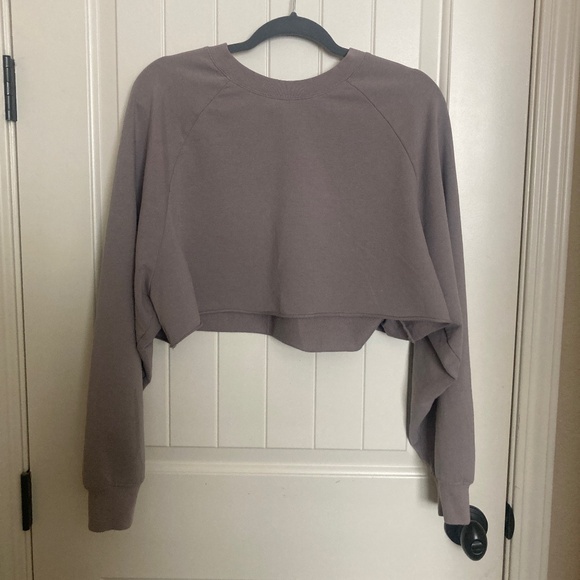Alo Yoga Cropped Sweatshirt - Picture 1 of 3